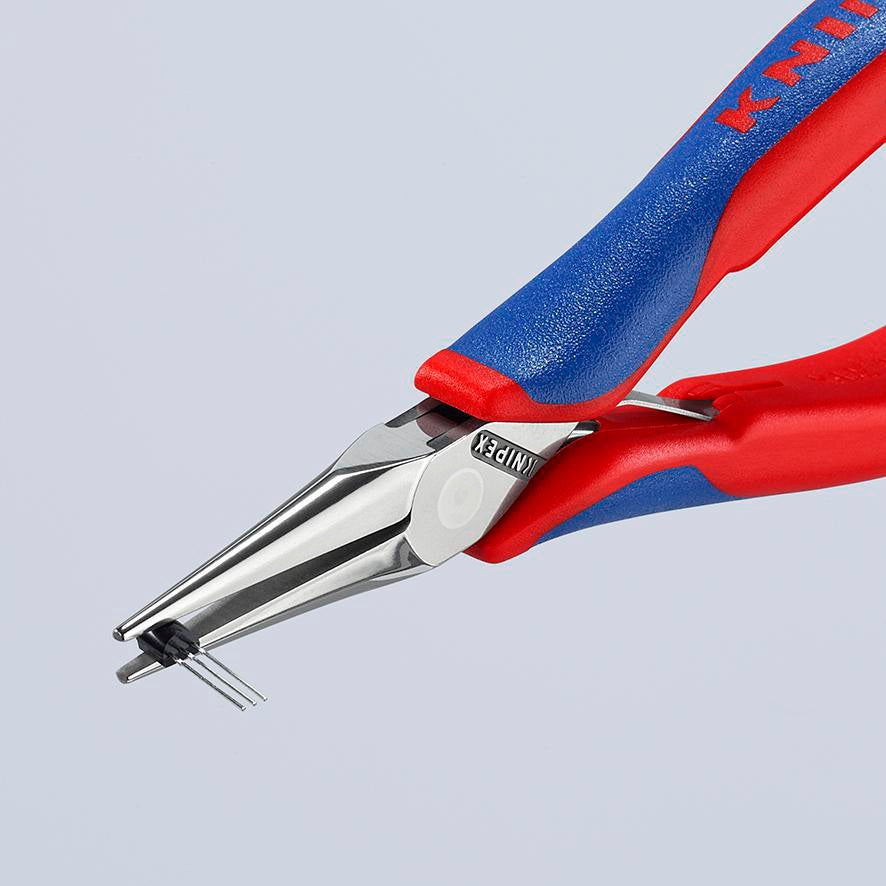 KNIPEX Elektronik-Greifzange 115 mm mit flachbreiten Backen und Kunststoffüberzug
