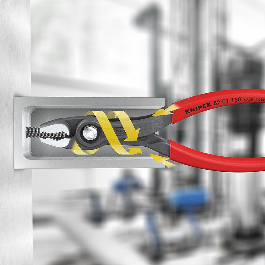KNIPEX TwinGrip Frontgreifzange 200 mm – Robuste Zange mit Front- und Seitengreif-Funktion