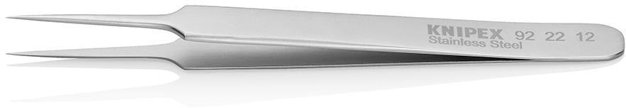 KNIPEX Präzisionspinzette 105 mm – gerade, rostfrei, antimagnetisch, extra feine Spitze