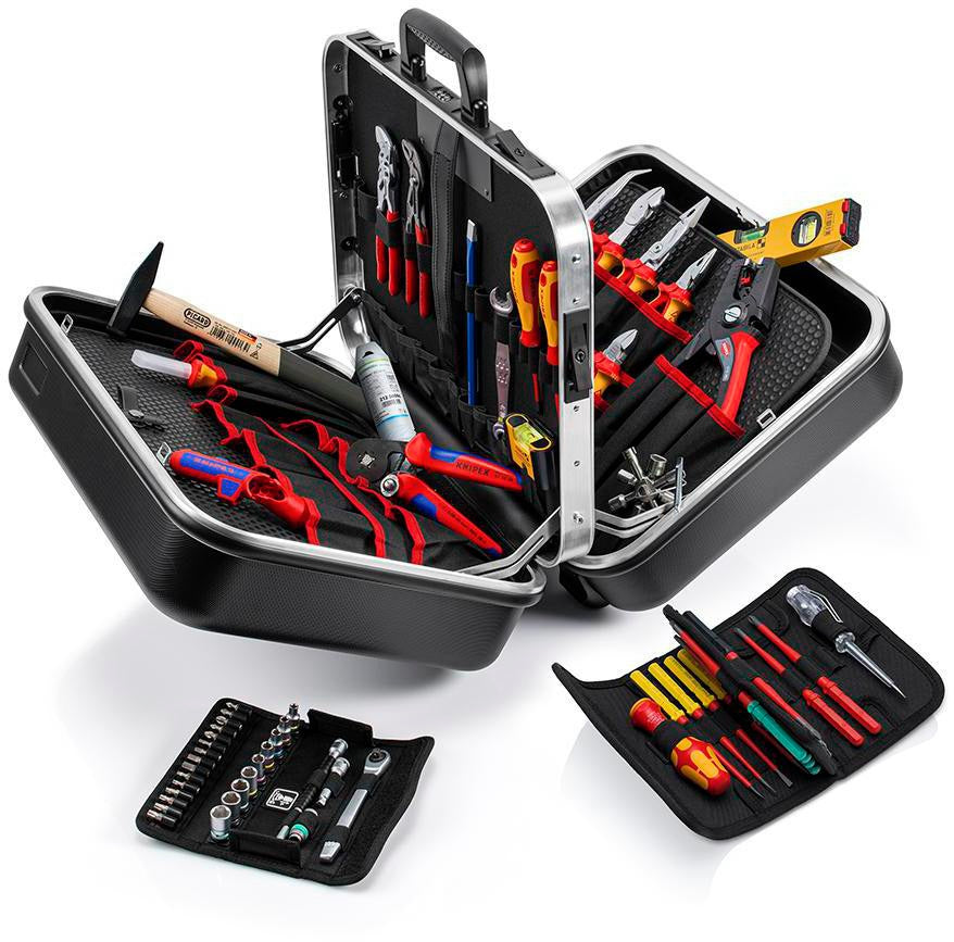 KNIPEX Werkzeugsortiment Big Twin Move Elektro 63-tlg. im Hartschalenkoffer für Elektriker