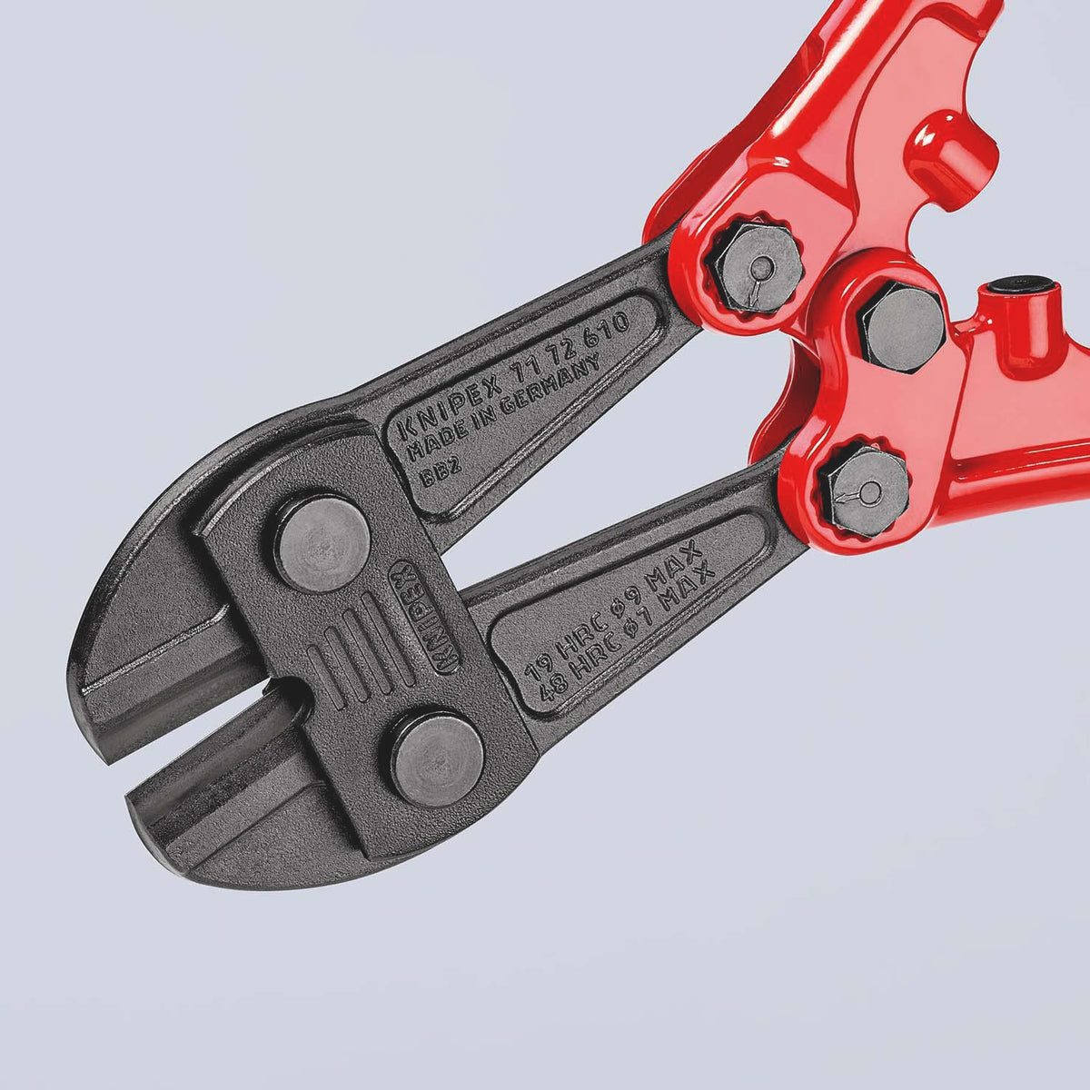 KNIPEX Bolzenschneider 460 mm mit Mehrkomponenten-Hüllen – für harten Draht bis 5 mm