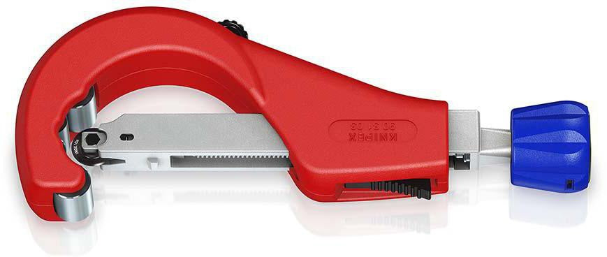 KNIPEX Rohrabschneider TubiX® 6-35 mm – QuickLock-Einhandschnellfixierung für Kupfer, Messing, Edelstahl