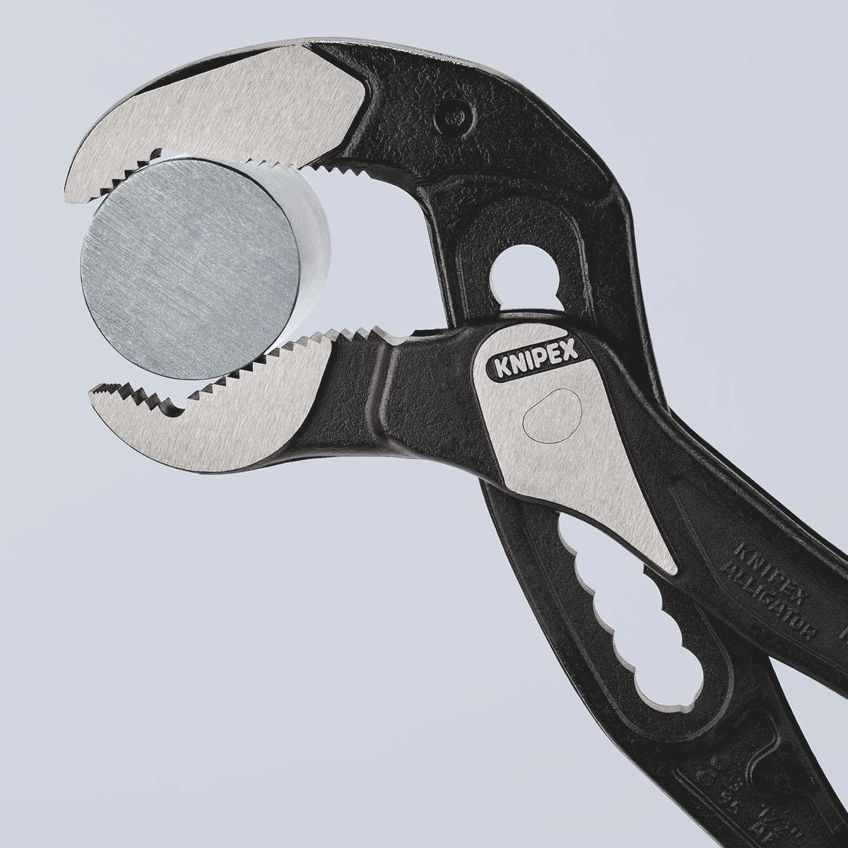 KNIPEX Wasserpumpenzange Alligator 180 mm mit Comfort-Griff und 9-fach Rastenverstellung