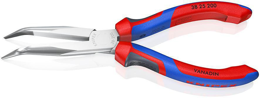 KNIPEX Mechanikerzange L.200mm Form 2 40° gewinkelt Comfort-Griff verchromt
