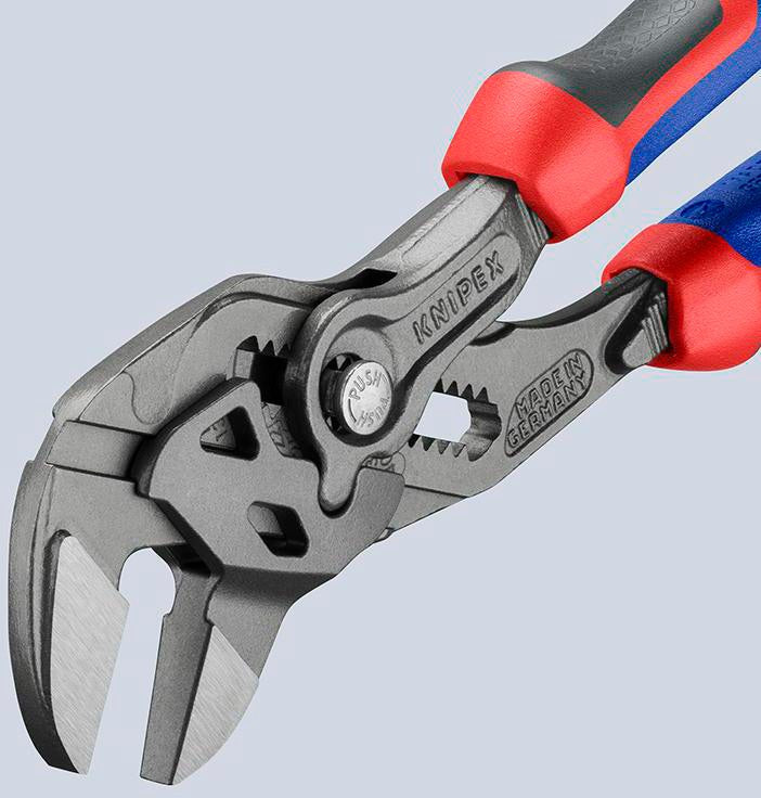 KNIPEX Zangenschlüssel 250 mm, Spannweite 52 mm, mit Kunststoffüberzug und Einstellskala