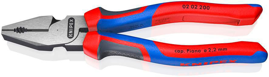 KNIPEX Kraftkombizange 180 mm mit Comfort-Griff – 35 % Kraftersparnis, poliert