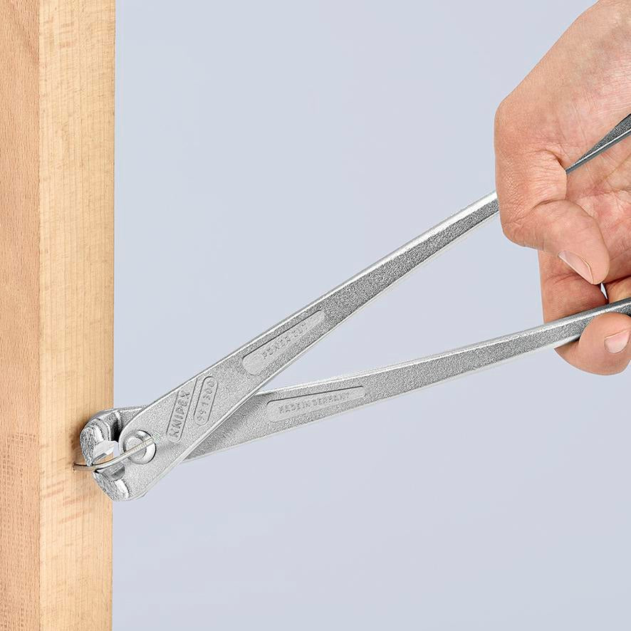 Kraftmonierzange 300 mm von KNIPEX – 25 % Kraftersparnis, glanzverzinkt