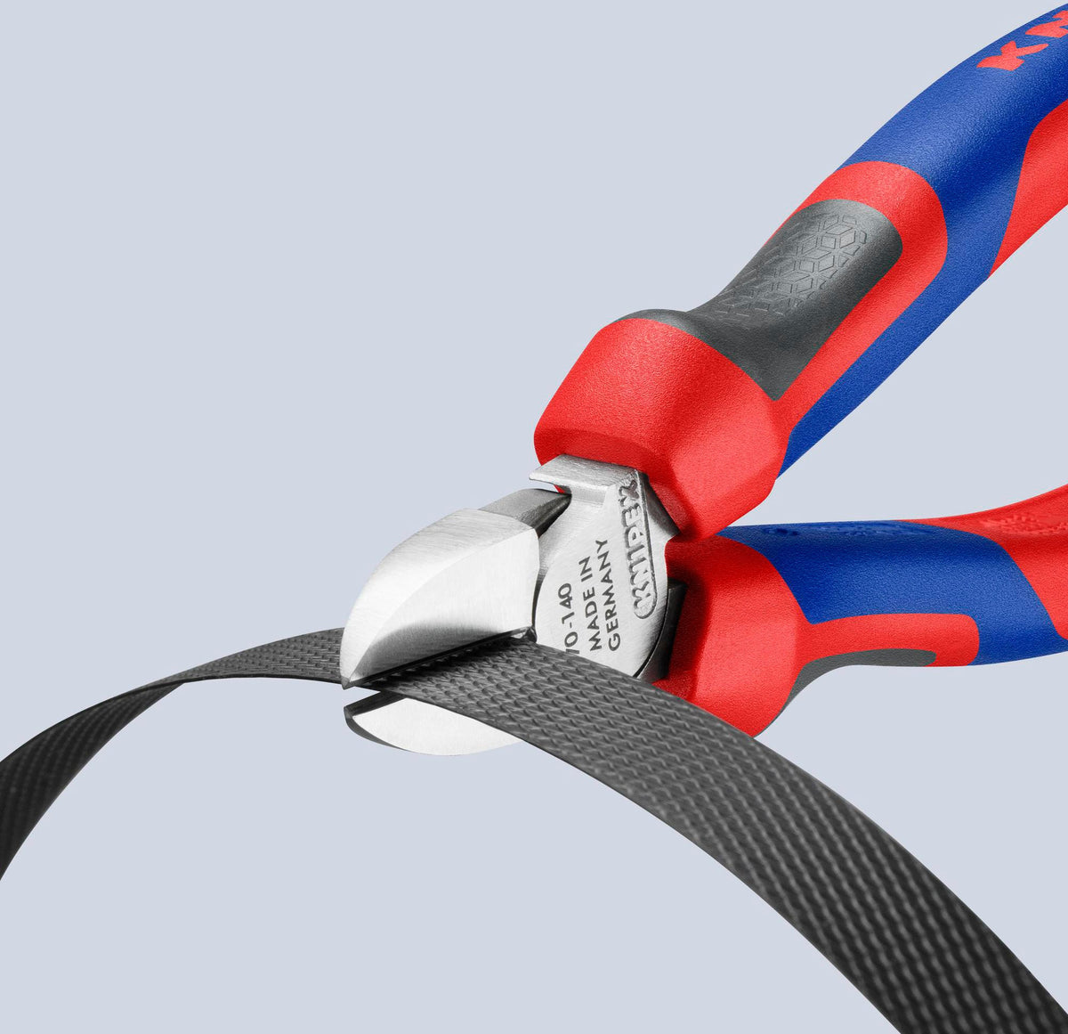 KNIPEX Seitenschneider 160 mm Comfort-Griff, verchromter Kopf, Vanadin-Elektrostahl
