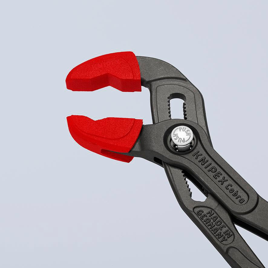 KNIPEX Schonbacken für Wasserpumpenzange 180 mm – 3 Paar Kunststoff-Schutzbacken