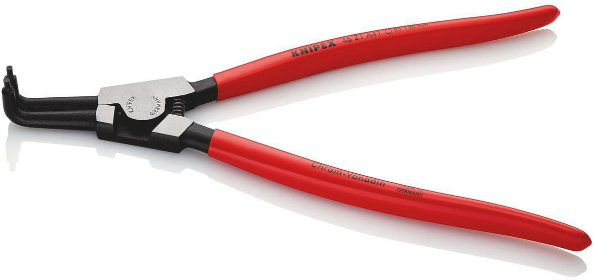KNIPEX Außensicherungsringzange A 01 für Wellen 3-10 mm, 90° gewinkelt, 125 mm