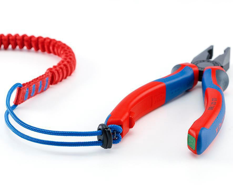 KNIPEX Kombizange 160 mm mit Comfort-Griff – polierter Kopf, induktiv gehärtete Schneiden