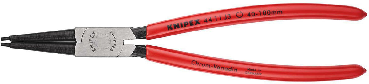 KNIPEX Sicherungsringzange J 0 für Bohrungen 8-13 mm, Kopf poliert, Kunststoffgriff