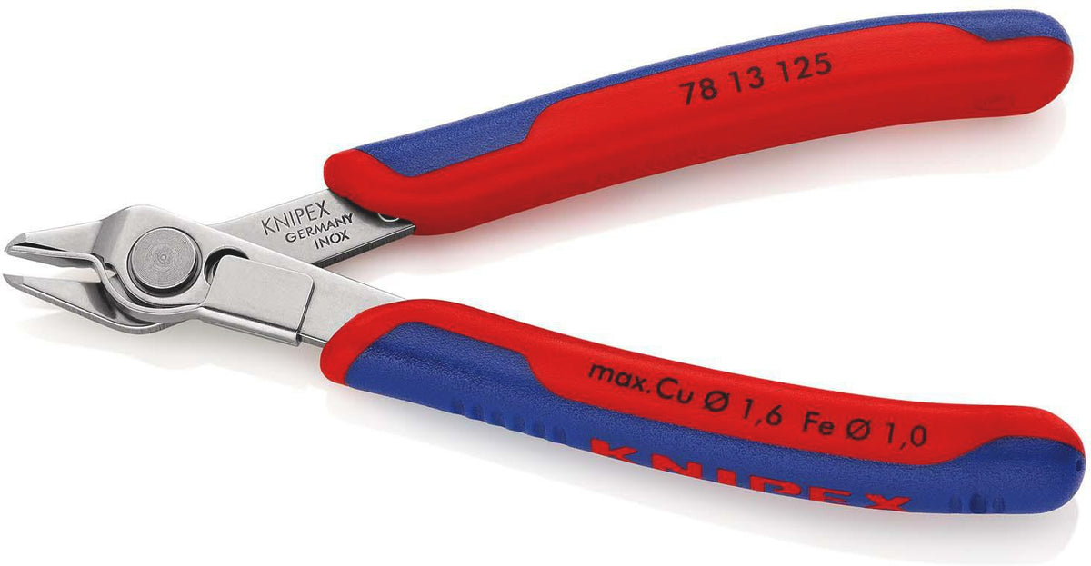 KNIPEX Elektronikseitenschneider Super-Knips® INOX 140 mm – Präzisionszange für feinste Schneidarbeiten