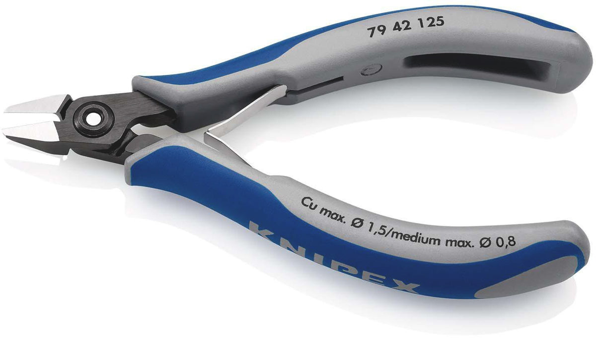 KNIPEX Präzisions-Elektronik-Seitenschneider 125 mm – Poliert, induktiv gehärtet, 59 g