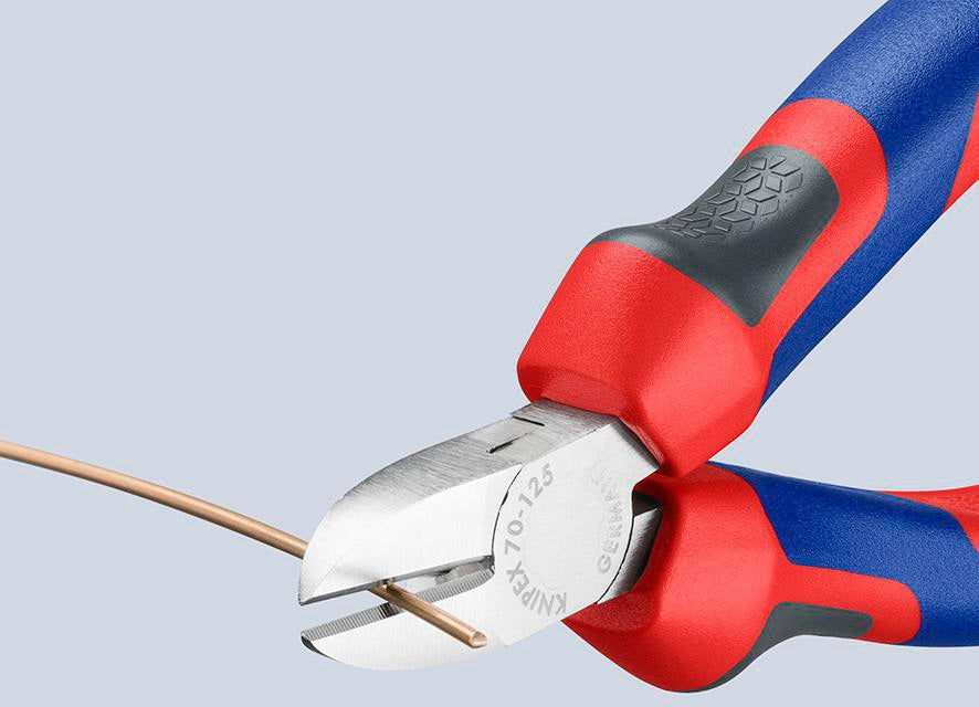 KNIPEX Seitenschneider 160 mm Comfort-Griff, verchromter Kopf, Vanadin-Elektrostahl