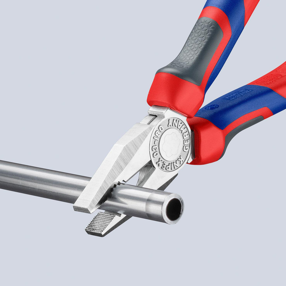 KNIPEX Kombizange 140 mm verchromt mit Comfort-Griff – Präzision für Handwerk und Elektro