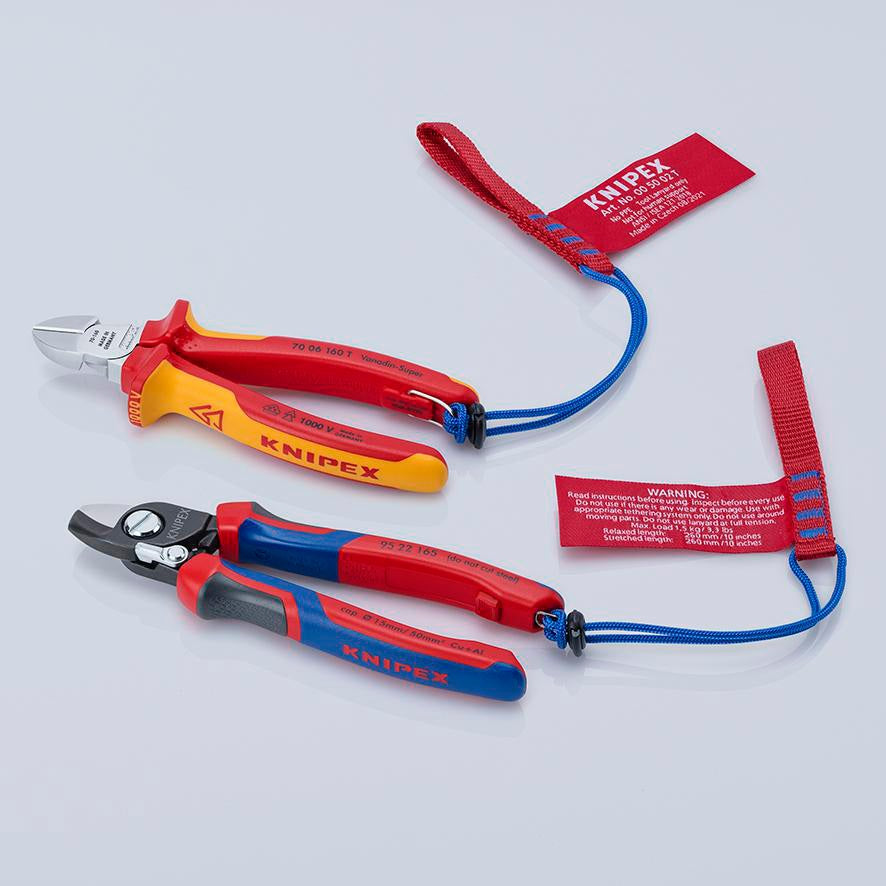 KNIPEX Seitenschneider VDE 160 mm – isoliert bis 1000 V, gehärtete Schneiden