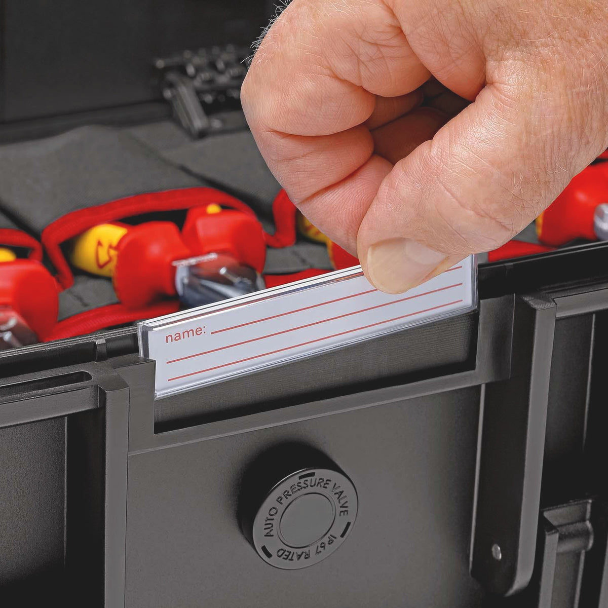 KNIPEX Werkzeugkoffer Robust45 Move 66-tlg. – Schlagfester Profi-Koffer für Elektriker