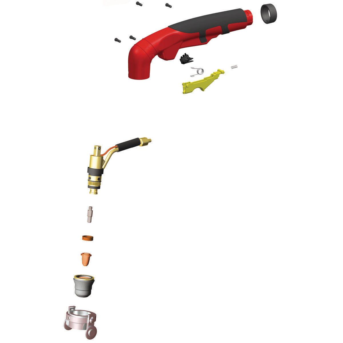 Schweisskraft Plasmabrenner, luftgekühlt S 25 K 4 m - Art. 1339606