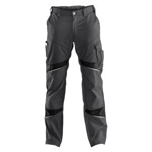 KÜBLER Bundhose ACTIVIQ 2350 Gr. 48 anthrazit/schwarz – CORDURA® Knieschutztaschen & Reflex-Elemente