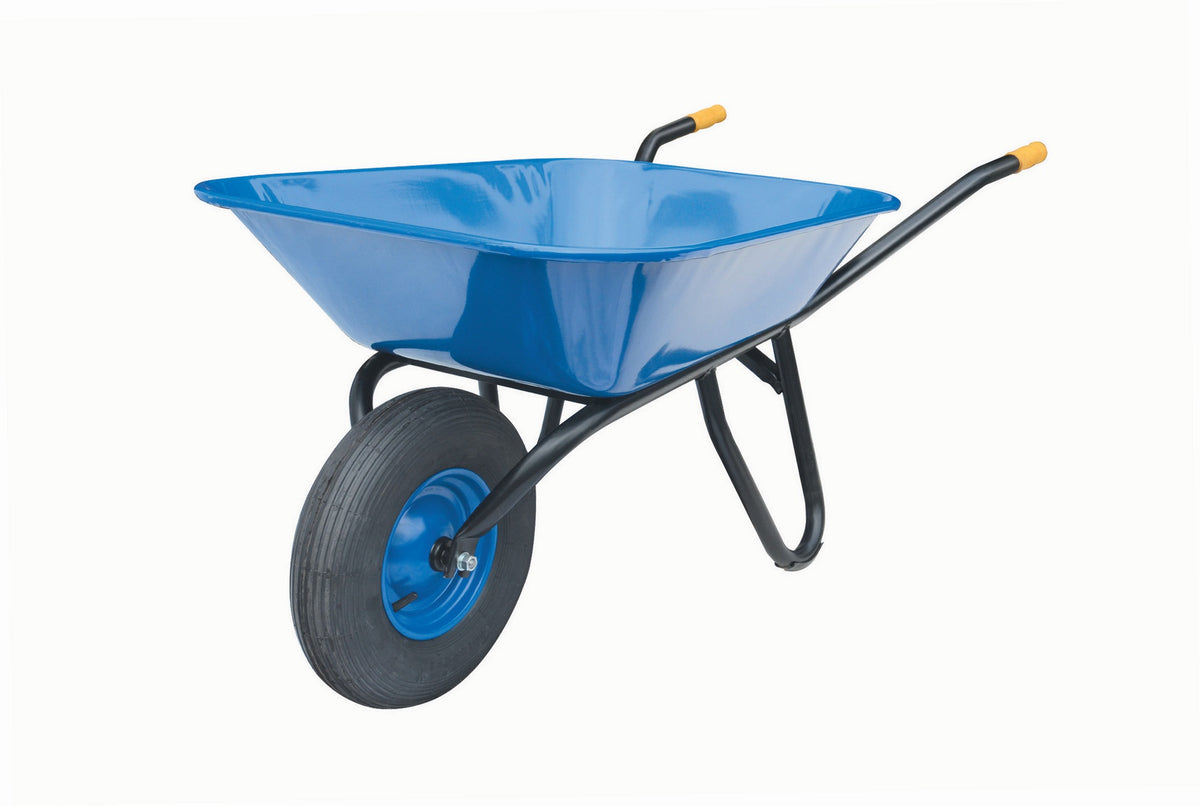 MÜBA Schubkarre Fagro F85 85 l mit Luftrad und Stahlfelge – 200 kg Tragfähigkeit