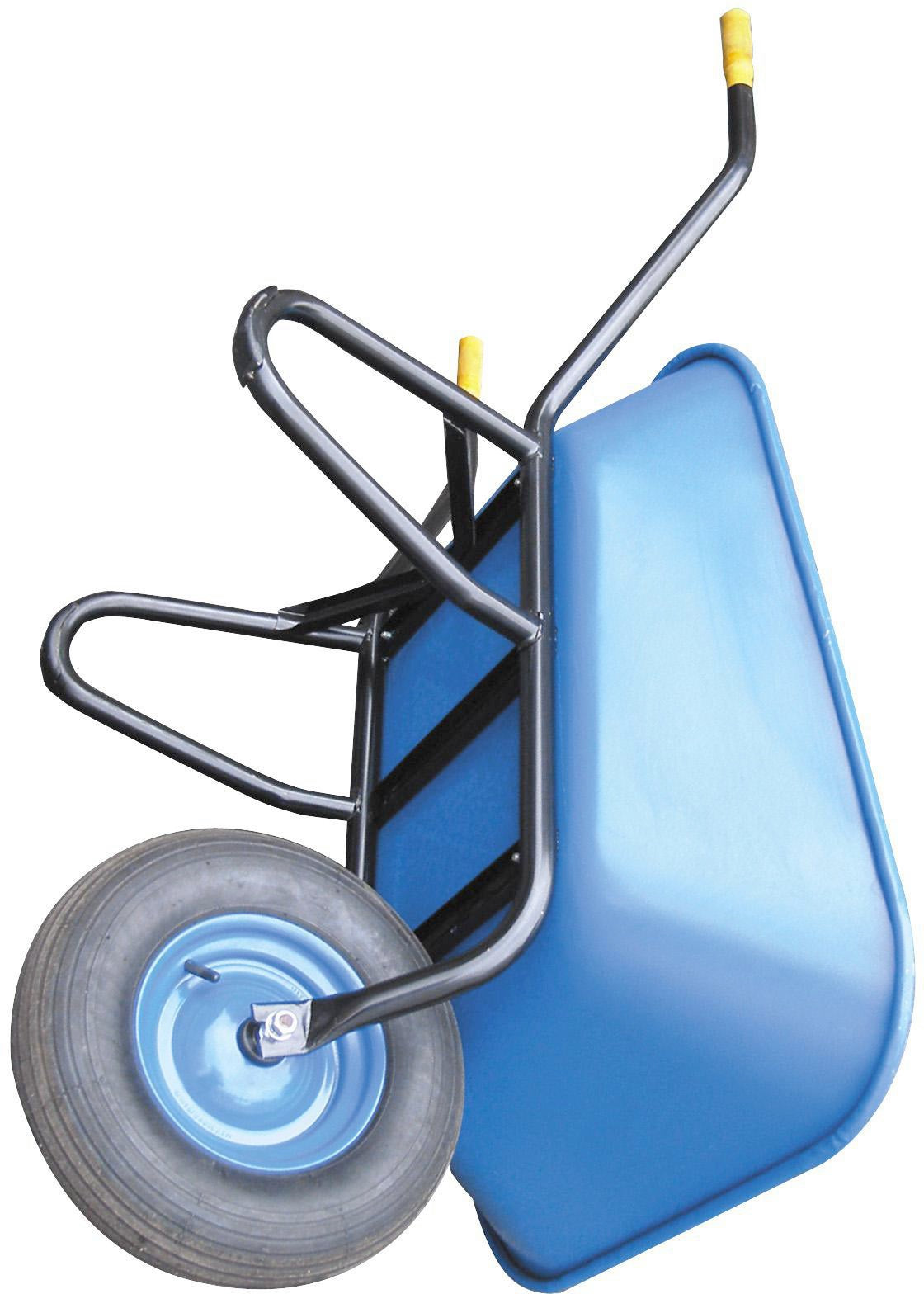 MÜBA Schubkarre Fagro F85 85 l mit Luftrad und Stahlfelge – 200 kg Tragfähigkeit