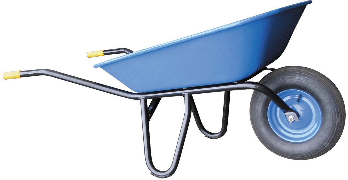 MÜBA Schubkarre Fagro F85 85 l mit Luftrad und Stahlfelge – 200 kg Tragfähigkeit