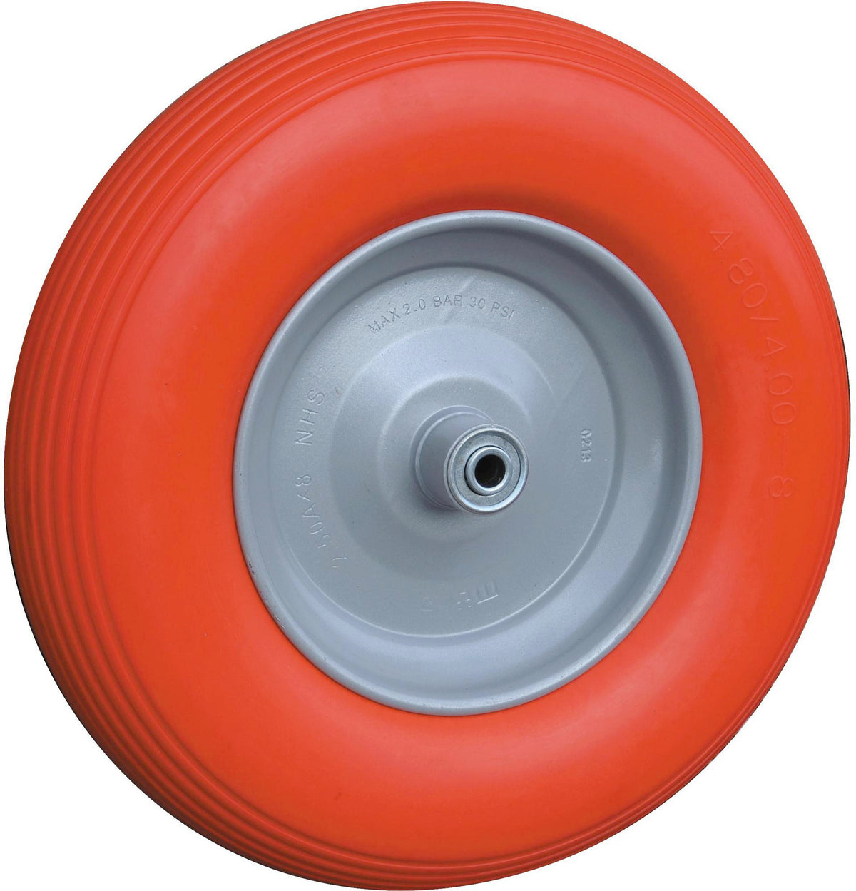 MÜBA Polymeres Rad 400 mm mit Kugellager & Achse Ø 17 mm – Radbreite 100 mm