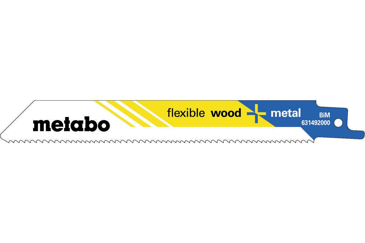 METABO Säbelsägeblätter flexible L.150mm BiM 25St – 1,8-2,6mm Zahnteilung