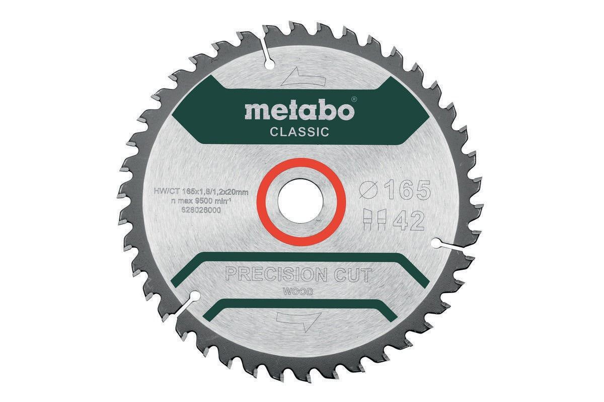 Metabo Kreissägeblatt precision cut wood classic 160 x 2,2/1,4 x 20 mm Z36 WZ für saubere Holzschnitte
