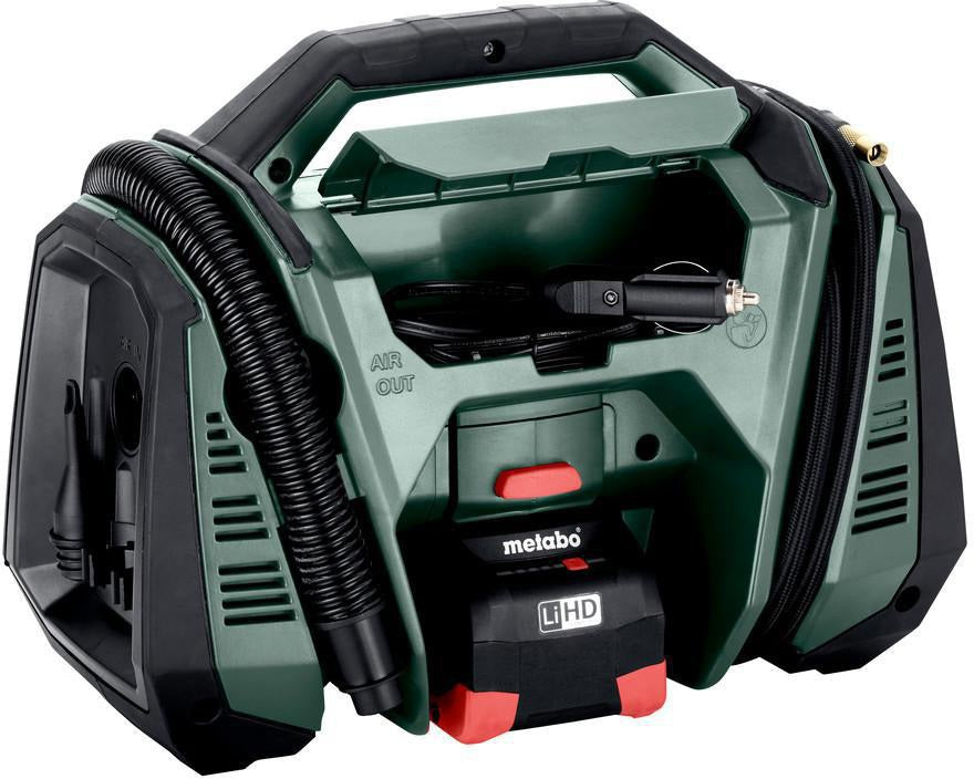 METABO Akku-Kompressor AK 18 Multi 18 V 16 l/min 11 bar mit Hochdruck- und Volumenfunktion