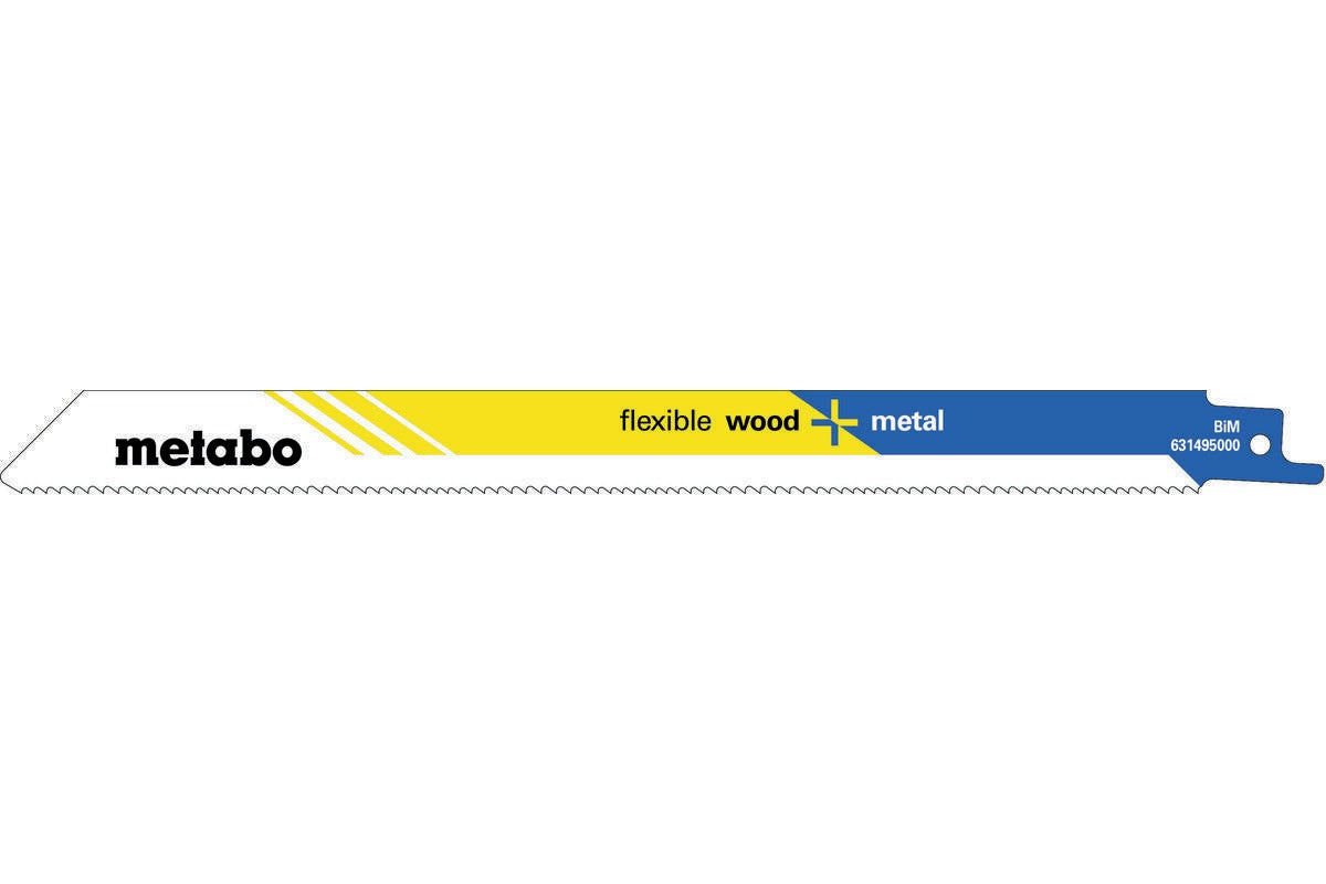 METABO Säbelsägeblätter flexible L.150mm BiM 25St – 1,8-2,6mm Zahnteilung