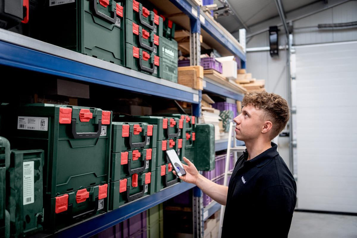 METABO Tracker für iOS und Android – IP67 Staub- und Wasserschutz, weltweites Tracking
