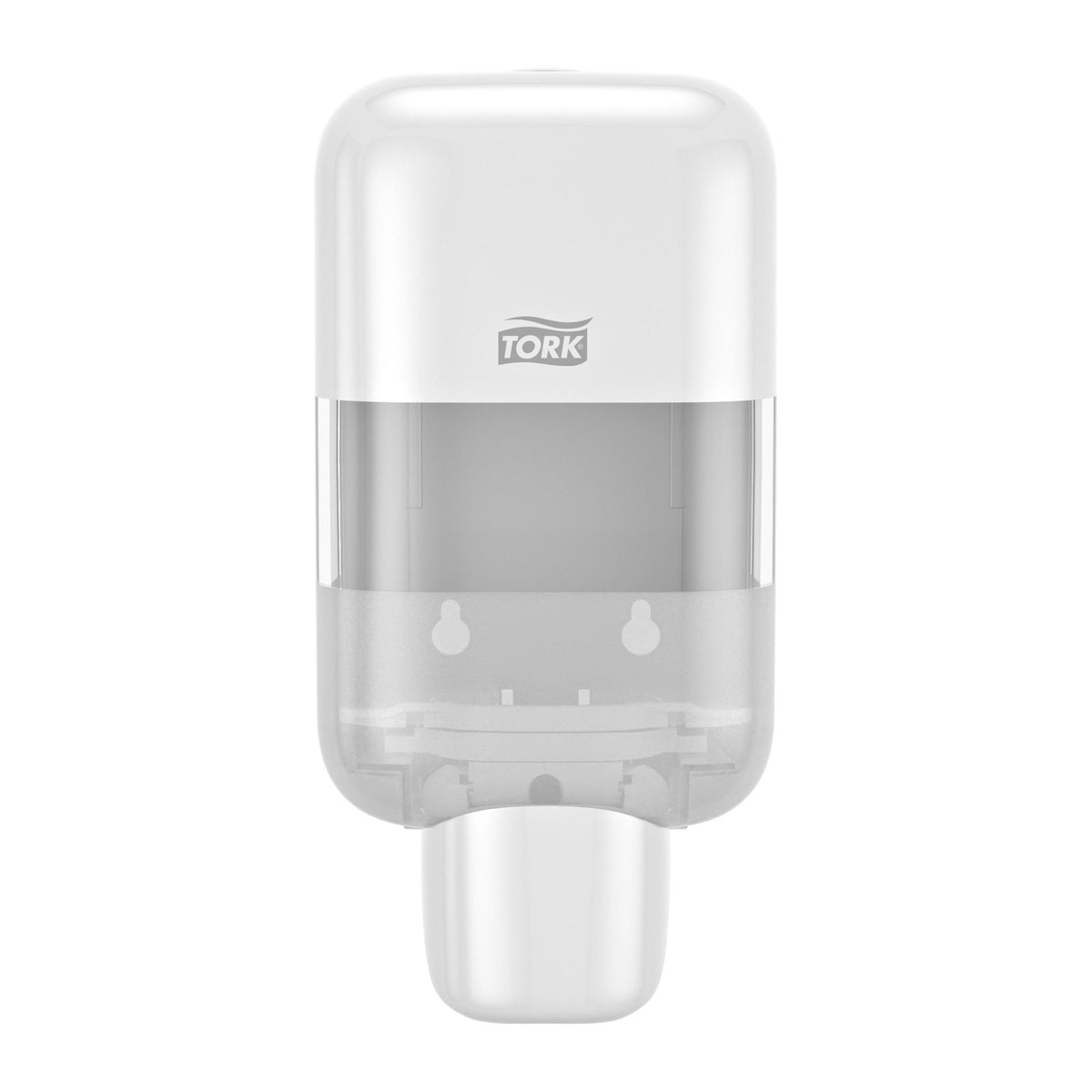 TORK Seifenspender 525 ml – Weißer Wandspender für Seife und Händedesinfektion