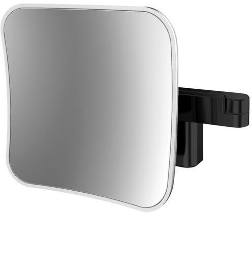 EMCO evo LED-Kosmetikspiegel 5-fach, 2-armig, 209x209 mm, chrom – dimmbar