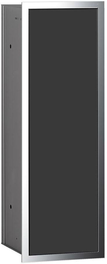 EMCO ASIS 150 Toilettenbürstengarnitur-Modul Unterputz 495 mm Chrom/Weiß