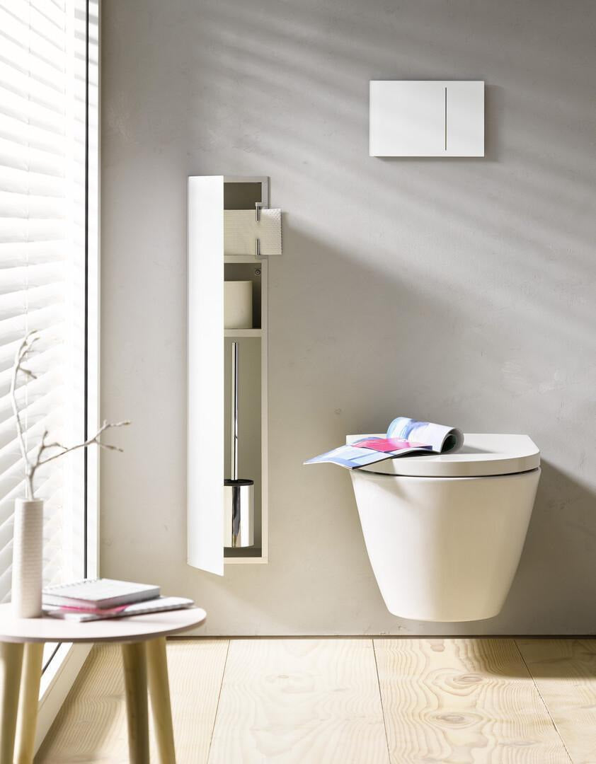 EMCO WC-Modul asis 2.0 28453 Unterputz, Anschlag links, 811 mm, weiß matt