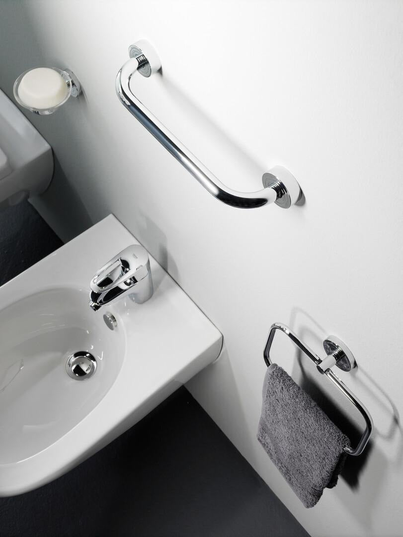 EMCO Wannengriff polo 00130, 300 mm, Chrom – Wandmontage, Metall