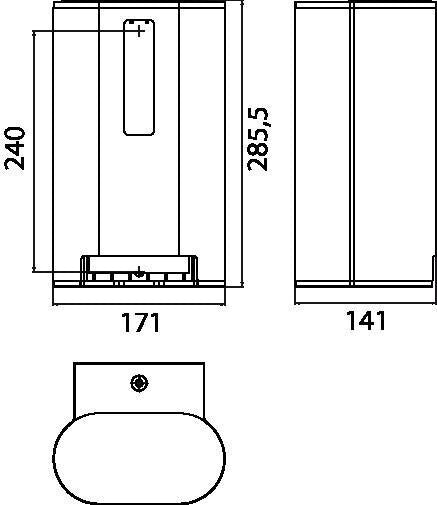 EMCO system 2 WC-Papierhalter für 2 Rollen abschließbar chrom