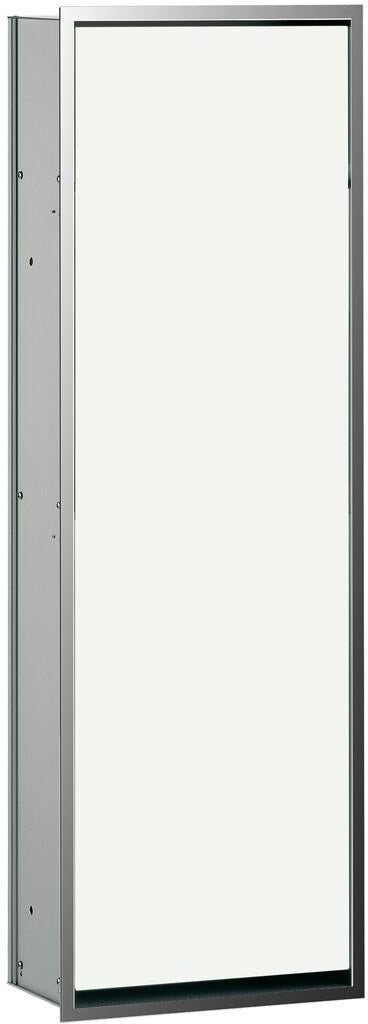 EMCO asis 300 Schrankmodul Unterputz 964 mm mit Glastür und Aluminiumablagen