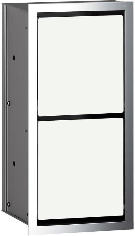 EMCO WC-Papier-Modul asis 150 Unterputz 344 mm chrom/optiwhite
