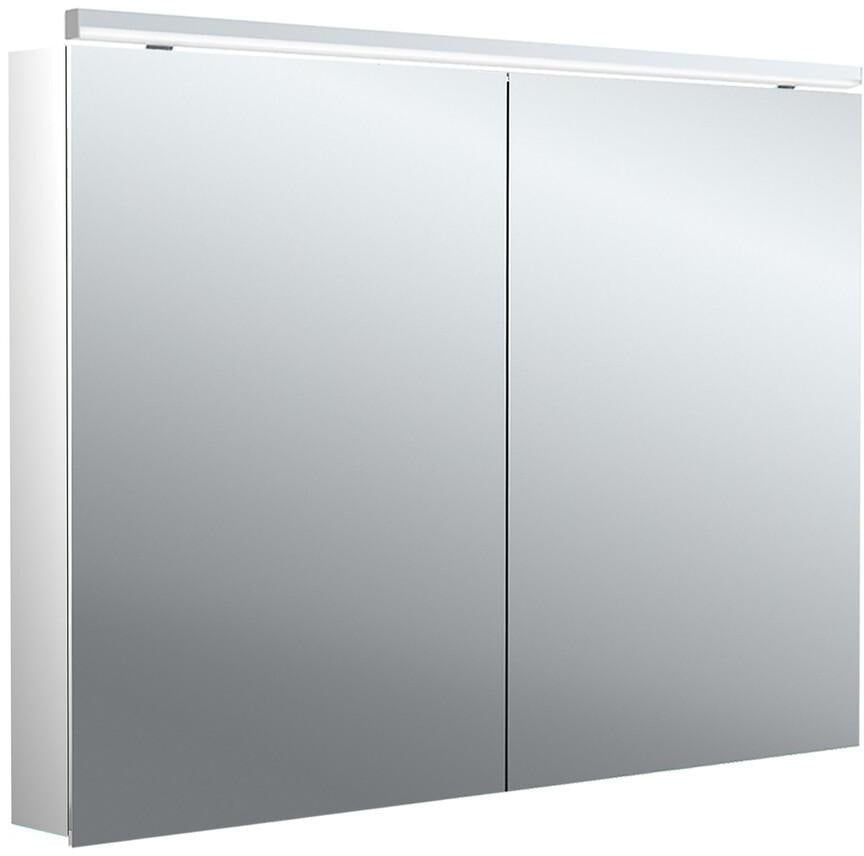 EMCO Bad Lichtspiegelschrank flat 2 Classic Aufputz 1000 mm, 2-türig, Aluminium, LED, IP20
