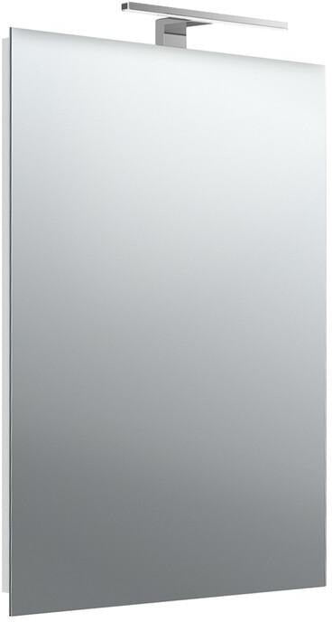EMCO LED-Lichtspiegel mee mit Sensor-Schalter, 450 x 924 mm, IP 44, rechteckig, Holzrahmen