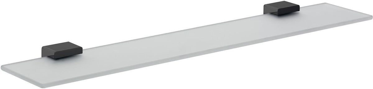 EMCO LOFT Ablage 600 mm Kristallglas satiniert mit Chrom-Rahmen