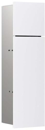 EMCO WC-Modul asis pure 27403 Unterputz, Anschlag rechts, 600 mm, weiße Glasfront