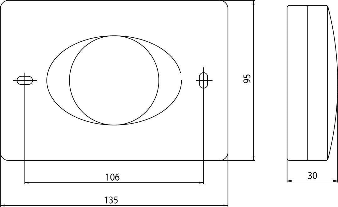 EMCO Hygienebeutelbox system 2 – Wandmontage, Chrom, 135x95x30 mm