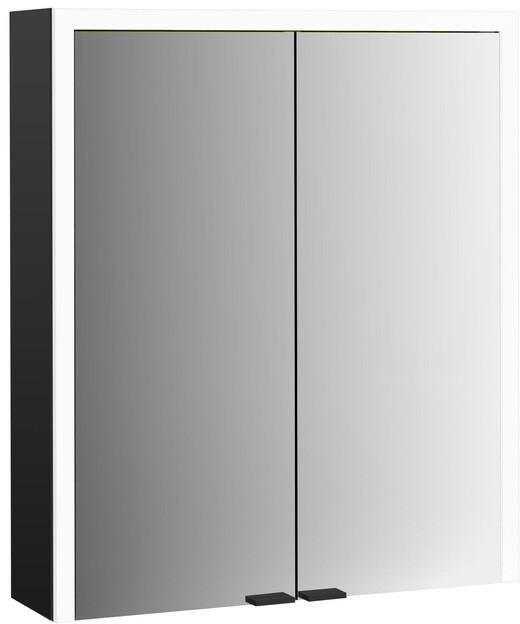 EMCO Lichtspiegelschrank prime 3 Aufputz 600 mm 2-türig mit LED und Touch-Steuerung