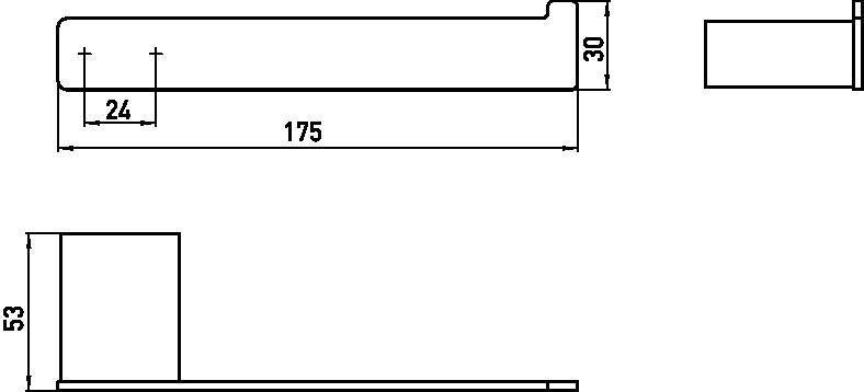 EMCO Reservepapierhalter loft 00100 – Verchromter Toilettenpapier-Rollenhalter für Ersatzrollen, Wandmontage