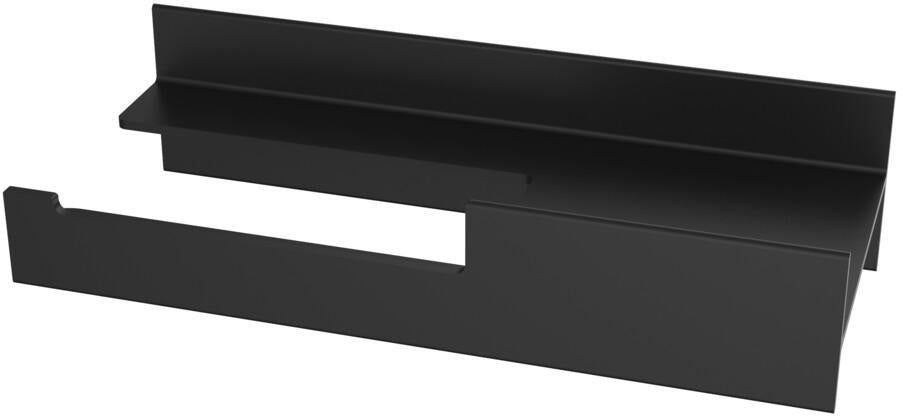 EMCO Papierhalter S 85 Aufnahme links schwarz-matt Aluminium