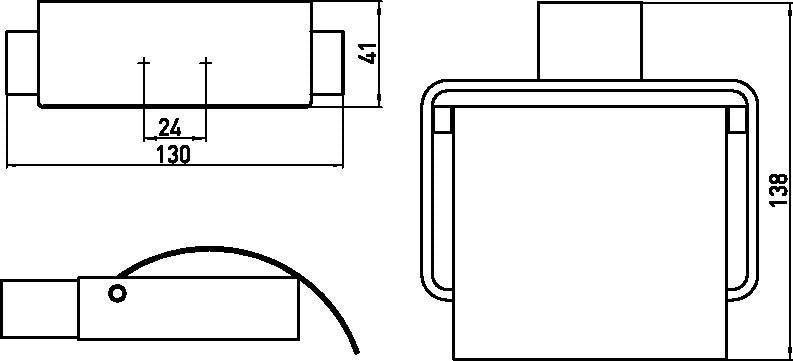 EMCO Papierhalter loft 00100 mit Deckel – verchromter Toilettenpapier-Rollenhalter zur Wandmontage